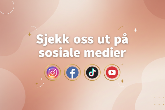 Vi er nå på Tiktok, Youtube, Instagram og Facebook!