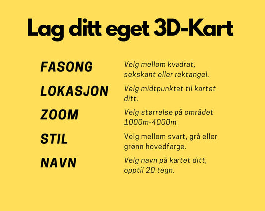 Lag ditt eget topografiske 3D-kart