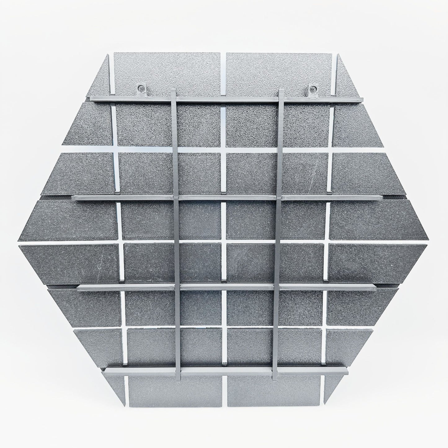 3D-kart av Amsterdam – Sekskantet veggdekor i 16 deler – 36x32cm