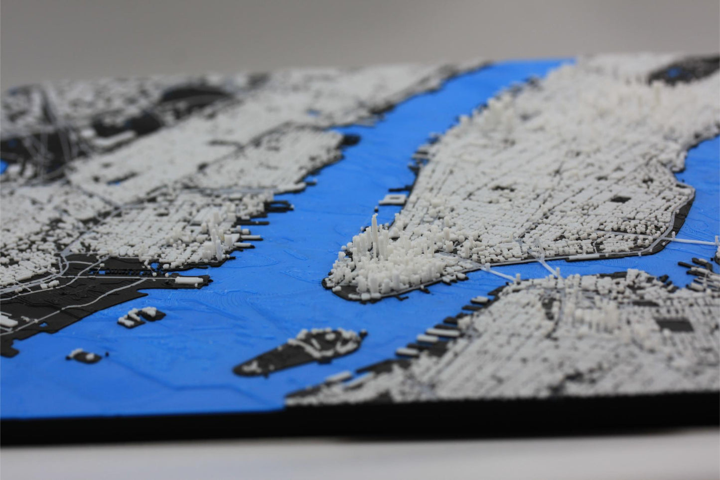 3D topografisk kart av New York