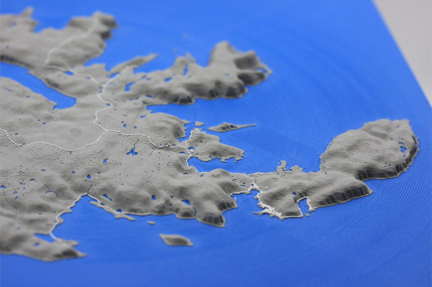 Magerøya Nordkapp - Topografisk 3D-kart