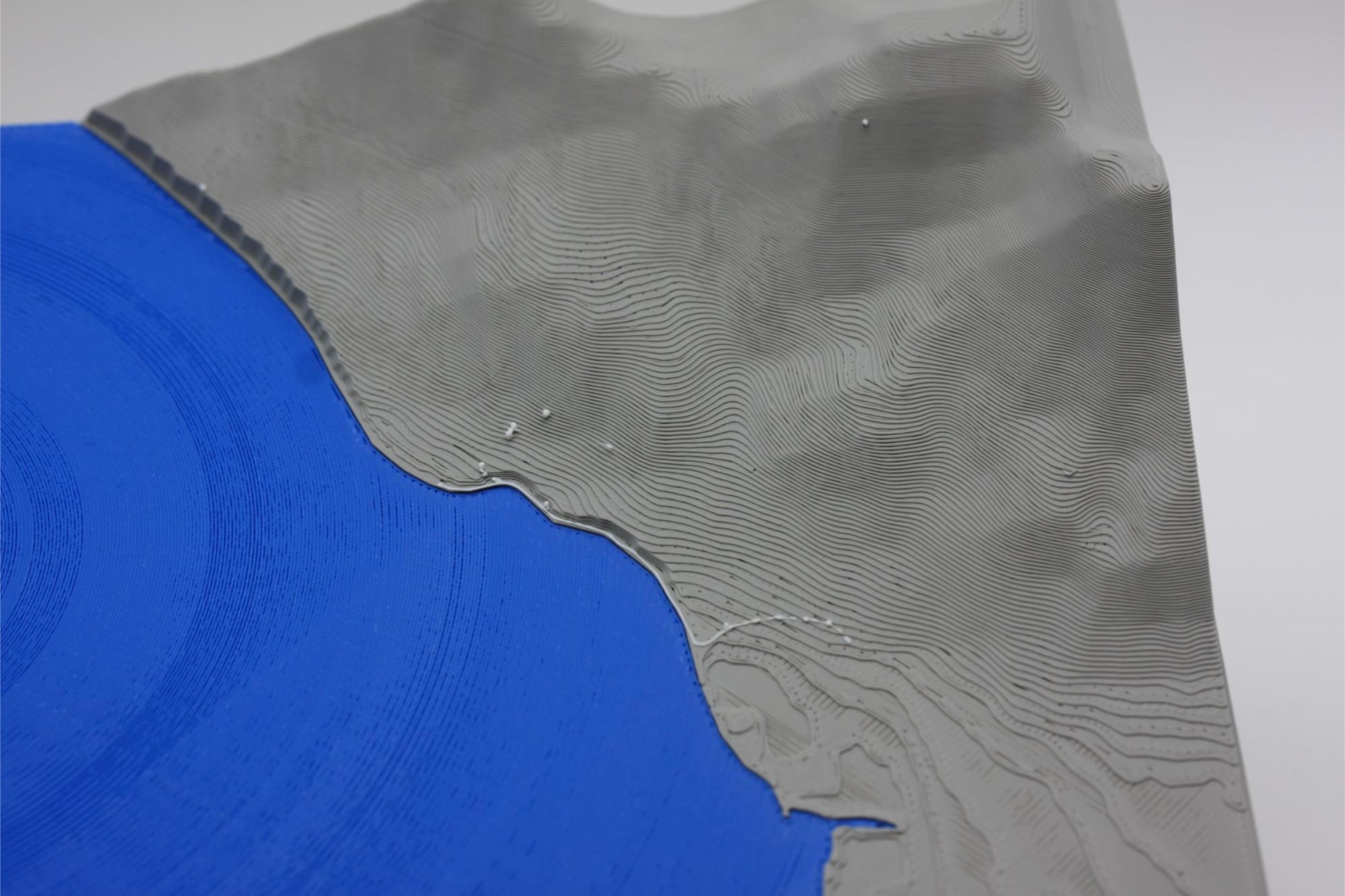 3D topografisk kart av Longyearbyen Svalbard