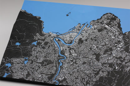 Trondheim 3D-kart - Topografisk 3D-kart