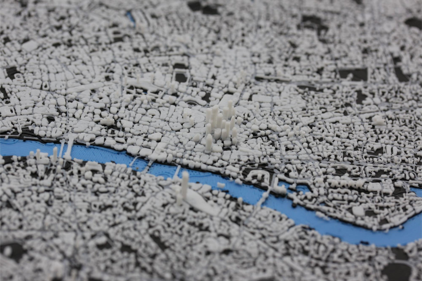 3D topografisk kart av London