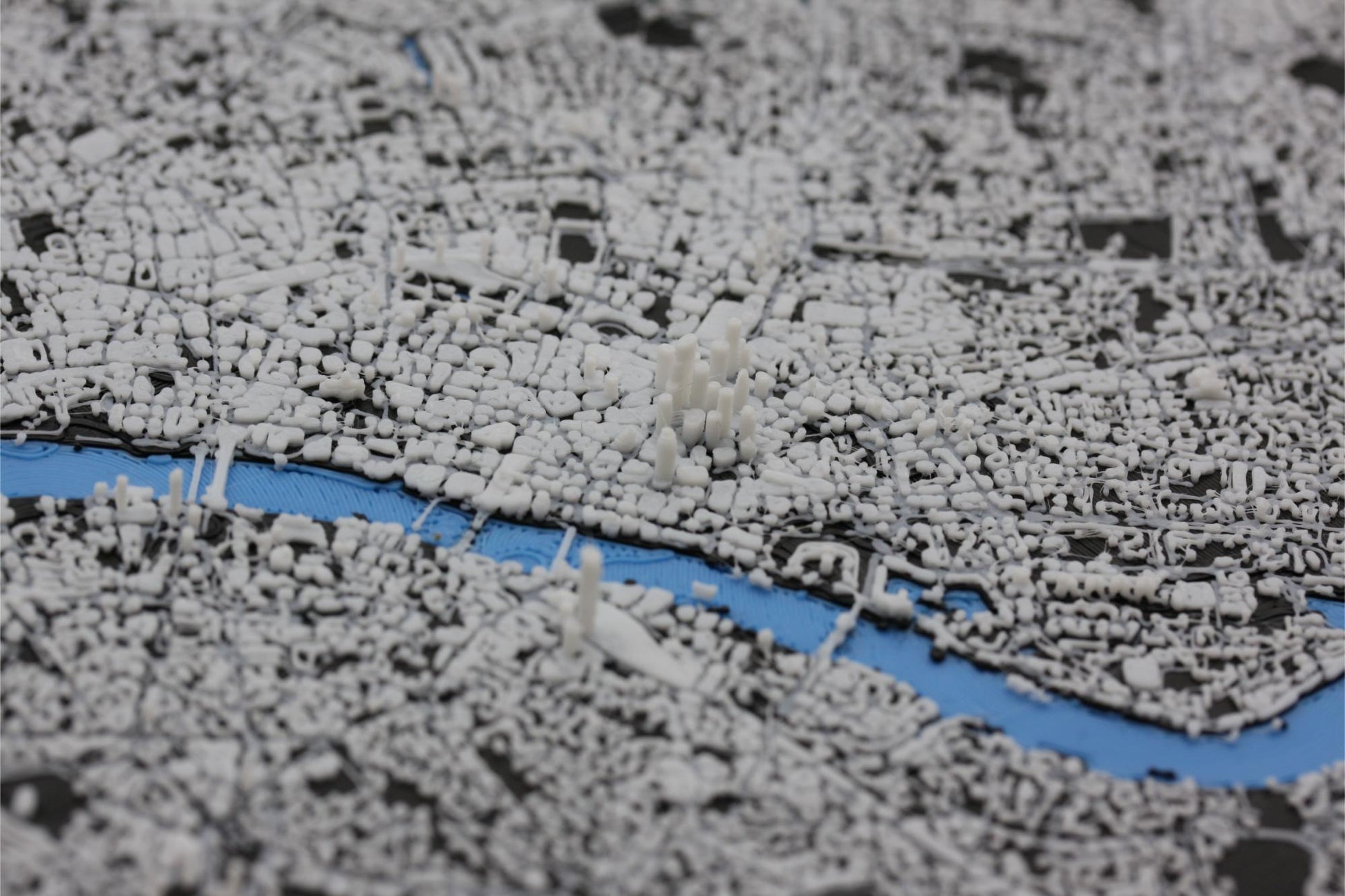 3D topografisk kart av London