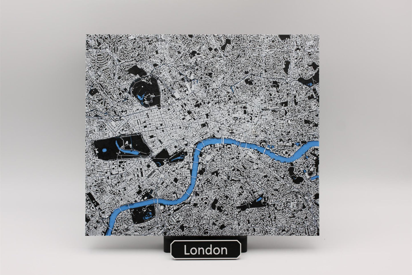 3D topografisk kart av London