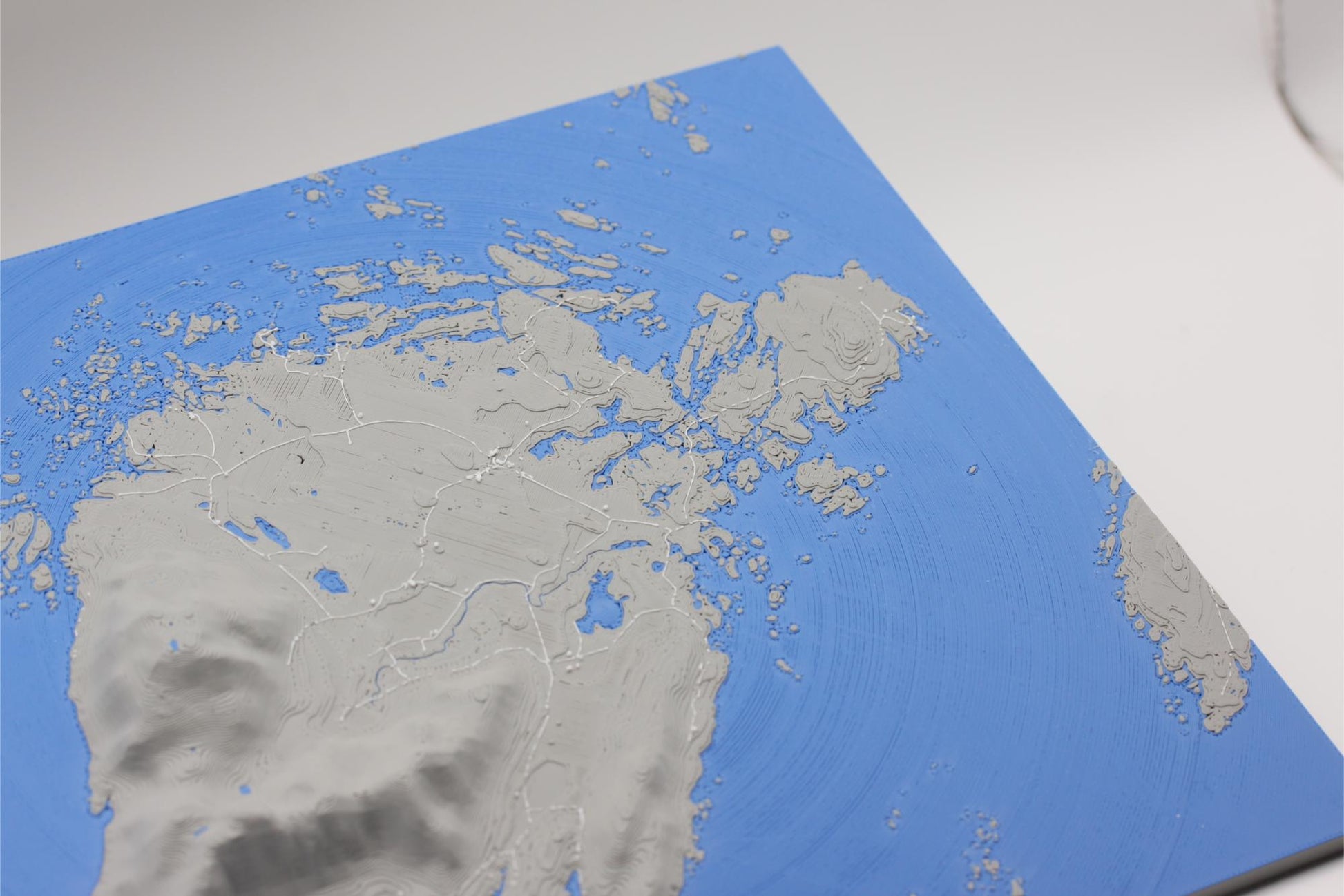 3D topografisk kart av Vegaøyene
