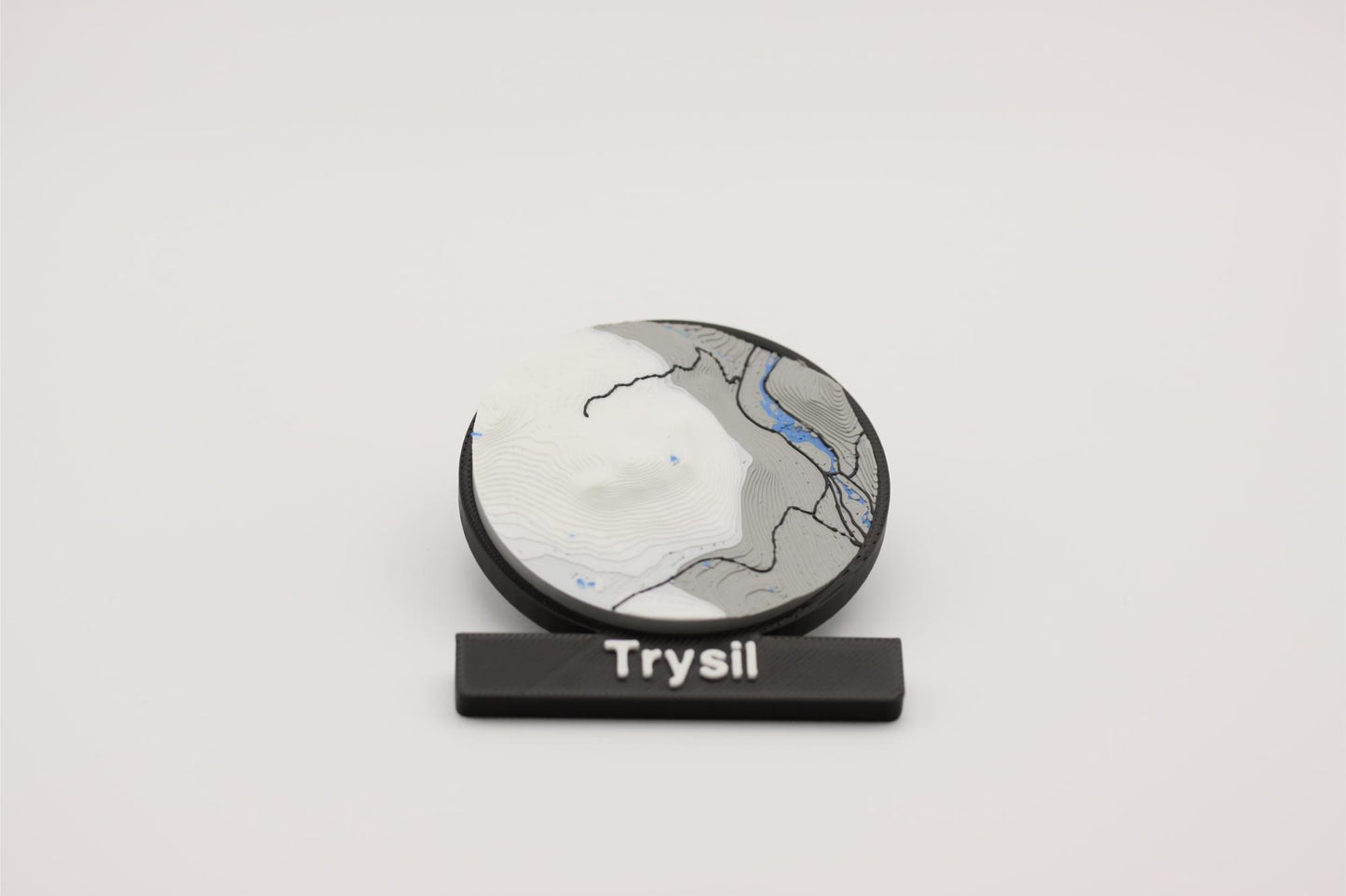 Trysil - Kjøleskapsmagnet med 3D-kart