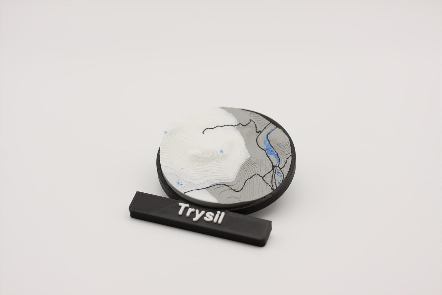 Trysil - Kjøleskapsmagnet med 3D-kart